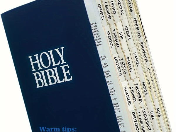 Gold-Edged Bible Tabs — Index Your Bible