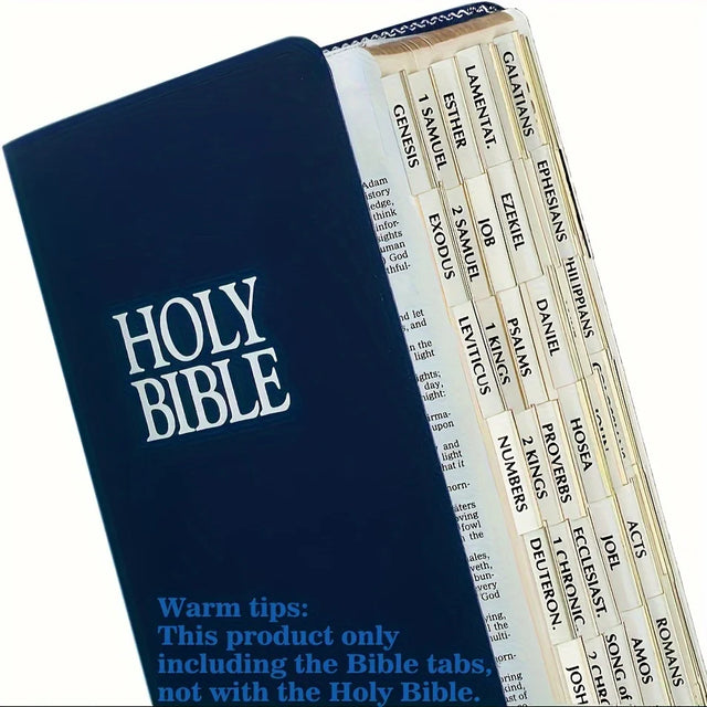Gold-Edged Bible Tabs — Index Your Bible