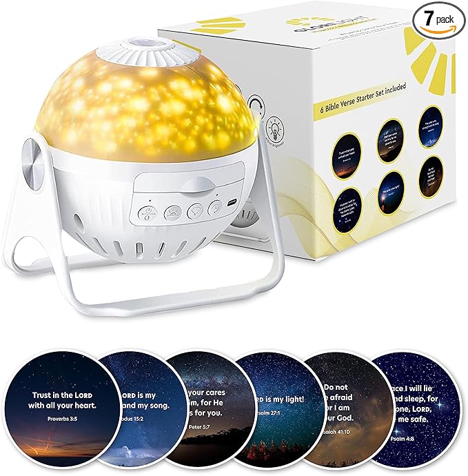 Bible Verse Night Light Projector as a gift
