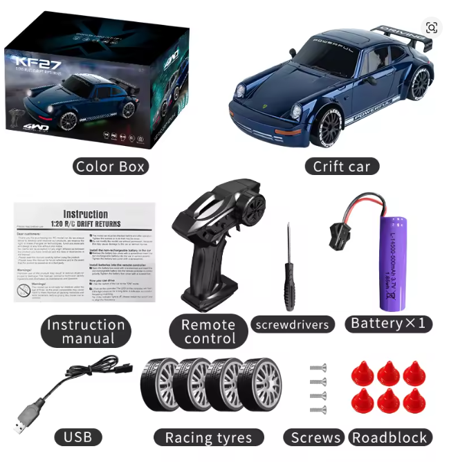 1:20 RC Drift Car With LED Light