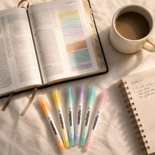 Bible Journaling Highlighter Set — 6 Colors