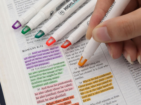 Bible Journaling Highlighter Set — 6 Colors