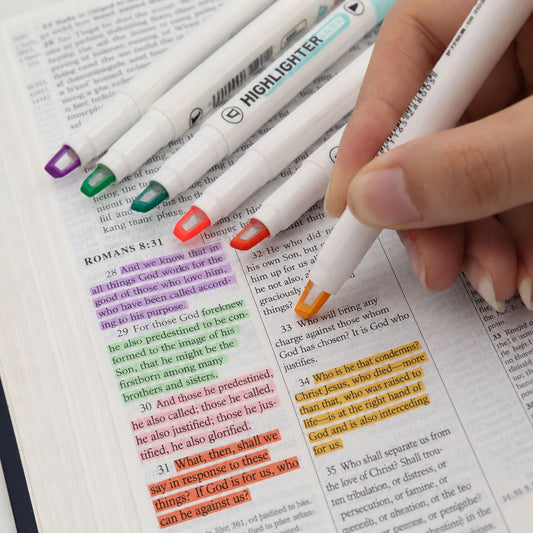 Bible Journaling Highlighter Set — 6 Colors