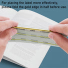 Bible Tabs,Bible Sticky Tabs For Old And New Testament,Bible Book Tabs,Bible Labels Tabs,Bible Tabs,Sticky Tabs.(Golden Edged) image 5
