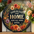 God Bless This Home — Scripture Wooden Wall Sign image 1