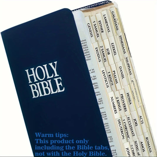 Gold-Edged Bible Tabs — Index Your Bible