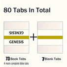 Bible Tabs,Bible Sticky Tabs For Old And New Testament,Bible Book Tabs,Bible Labels Tabs,Bible Tabs,Sticky Tabs.(Golden Edged) image 3