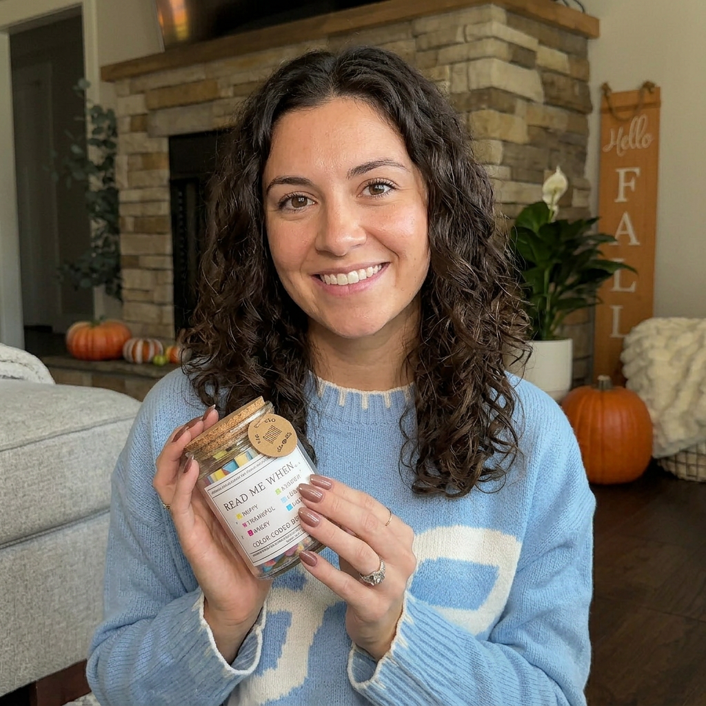 Handmade Jar with Bible Verses (Free Gift Box)