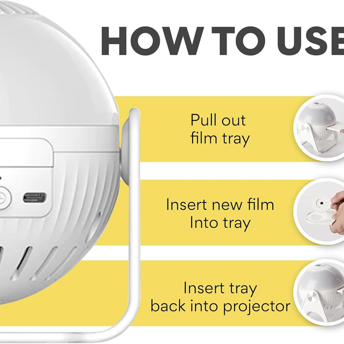 How to use the Bible Verse Night Light Projector