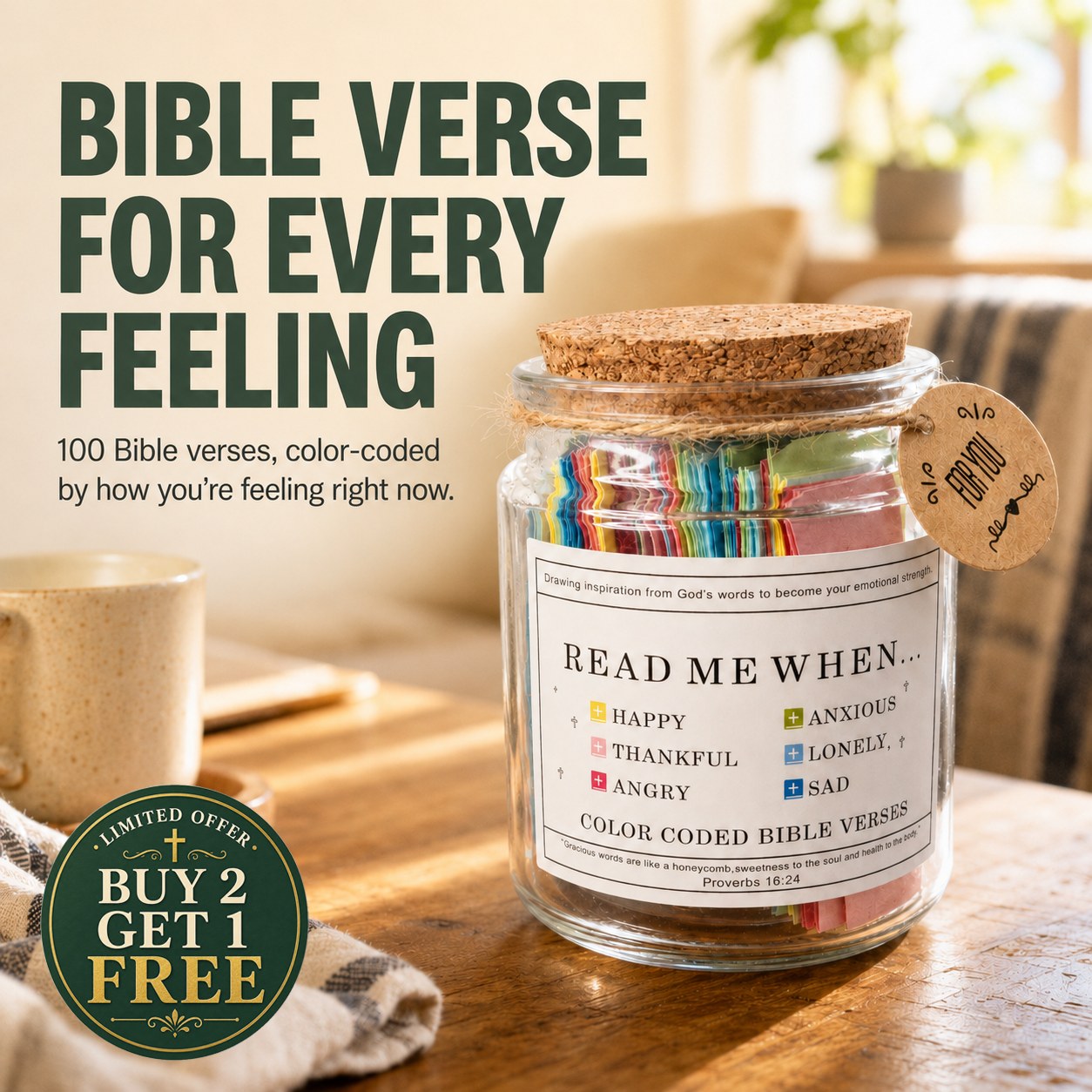 A Jar Filled With God's Word — For Every Emotion of the Heart